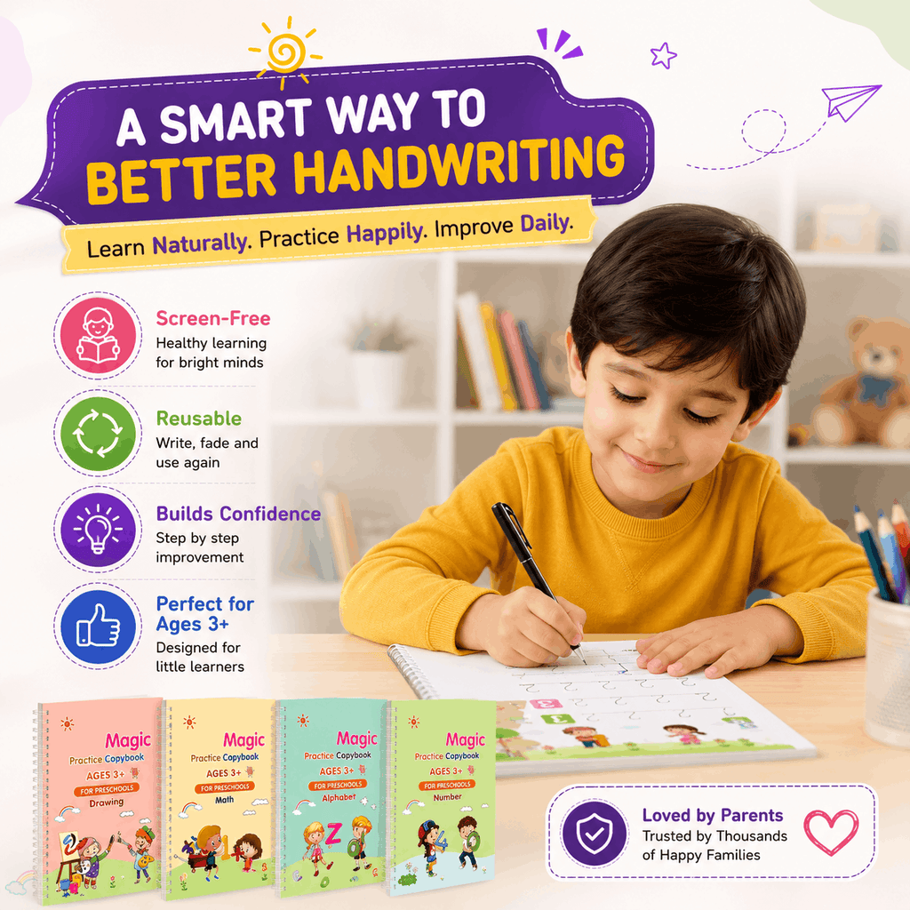 Kids Magic Practice Book Set of 4